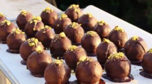 Hazelnut and cranberry truffles 2